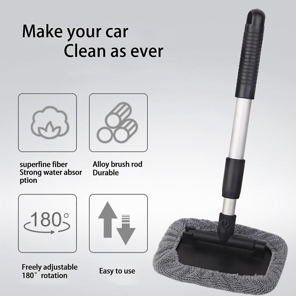 Extendable Handle Car Window Cleaner Brush for Windshield Glass Cleaning