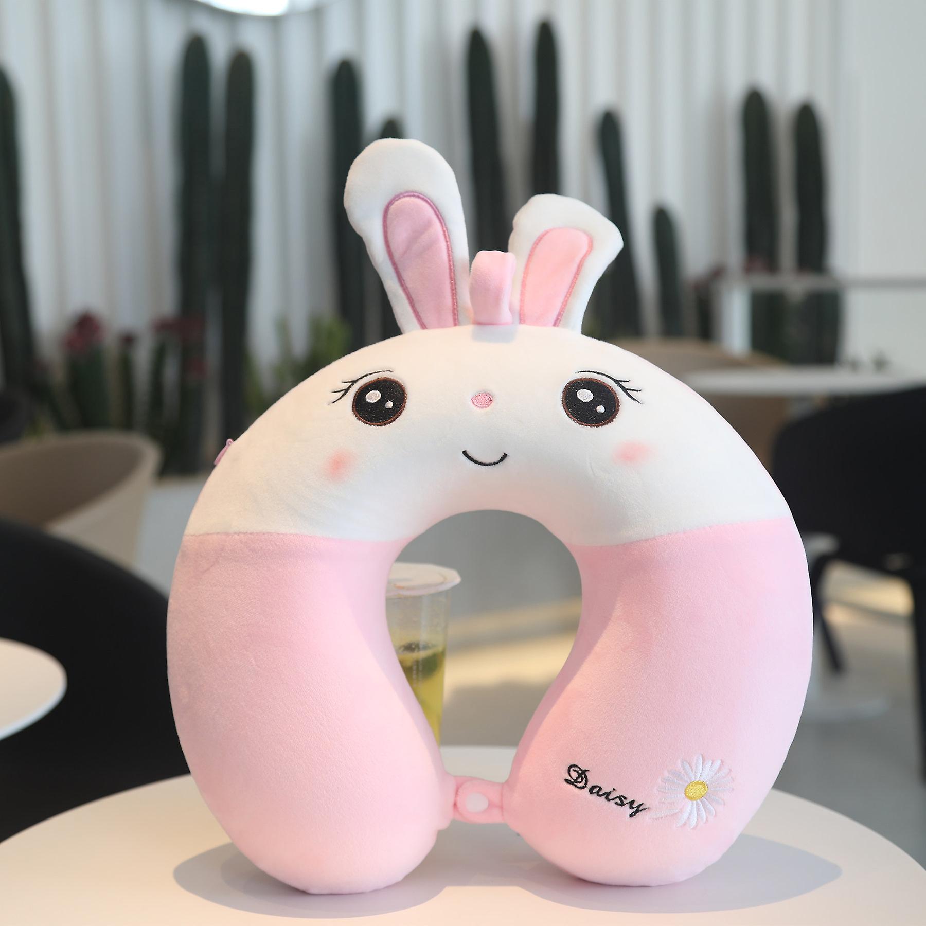 1pc Travel Pillow Neck Cushion 32cm Cute U Shaped Neck Pillow Support Pillow Travel Cervical Pillow for Car Airplane