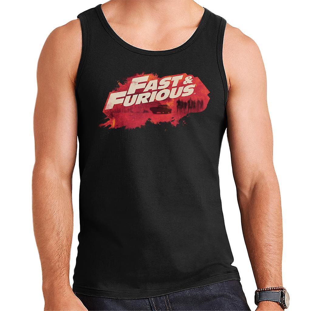 Fast and Furious Logo Character Backdrop Men's Vest