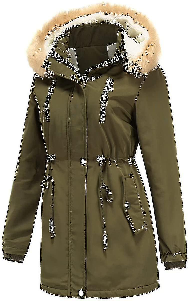 المرأة القطن مقنعين معطف دافئ فو فرو سترة باركاس بالإضافة إلى حجم الشتاء باركا الملابس الخارجية