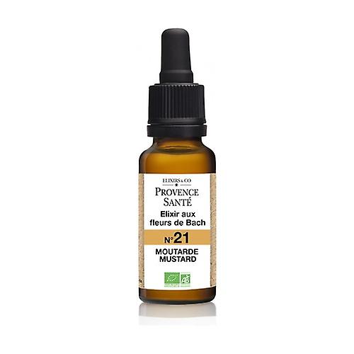 Bach flower elixir Nº21 Organic Mustard 20 ml of floral elixir
