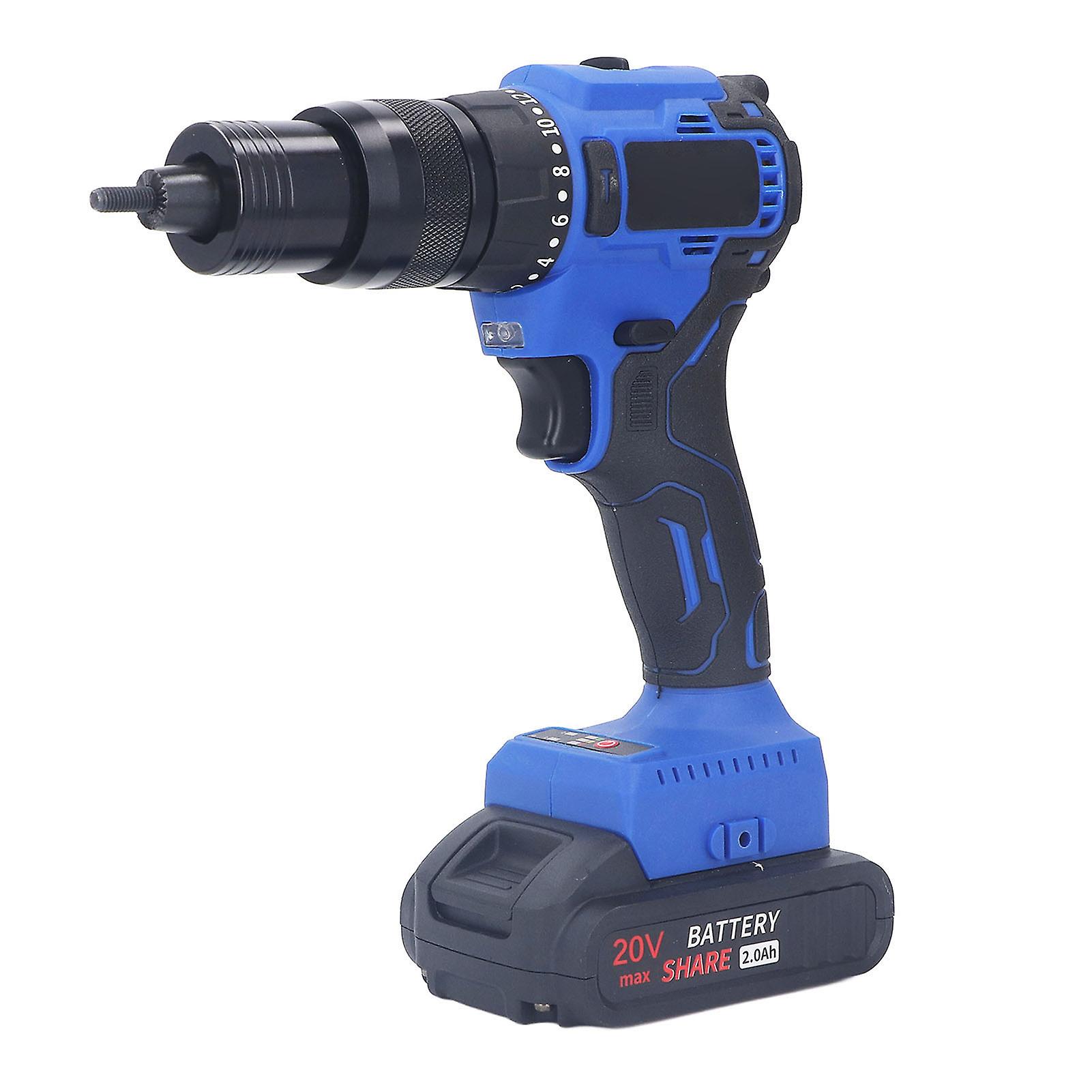 Cordless Rivet Tool Fully Automatic Electric Rivet Gun With M6 M8 Head