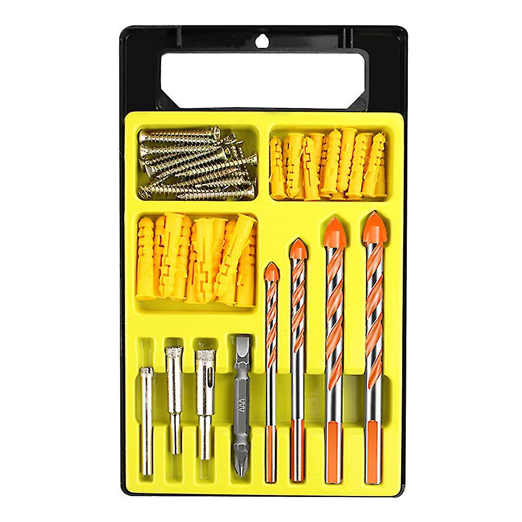 Masonry Drill Set 6/8/10/12 Mm Concrete Drill Bit Set Multi-purpose Tools