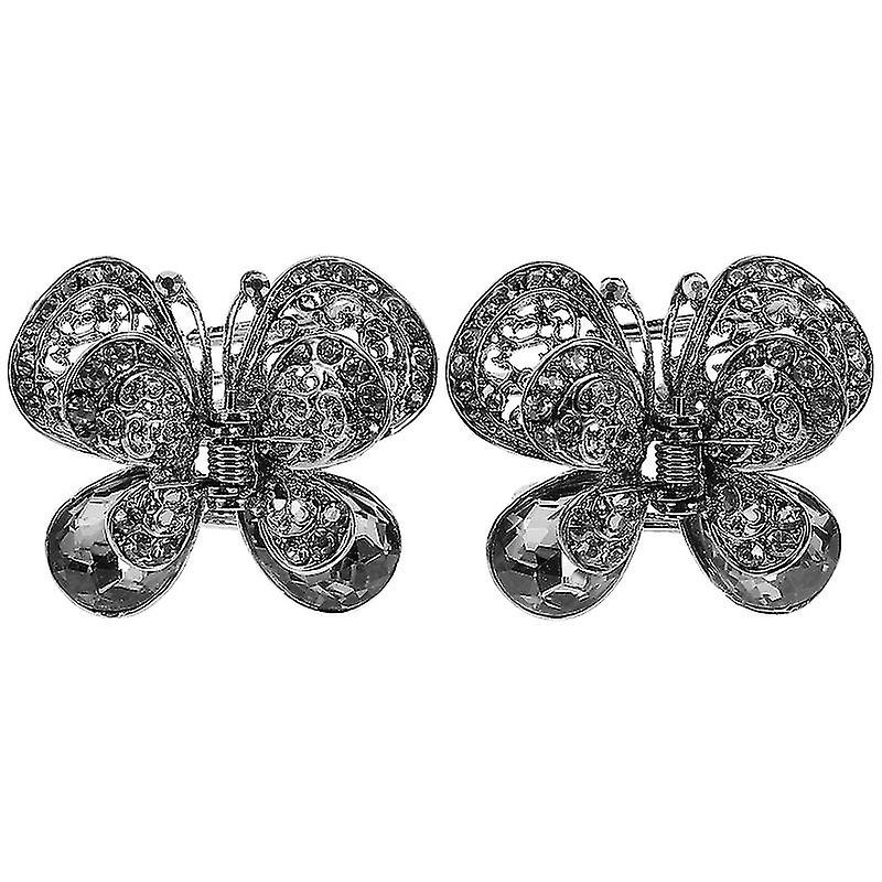 2 adet Rhinestone Çene Klipsi