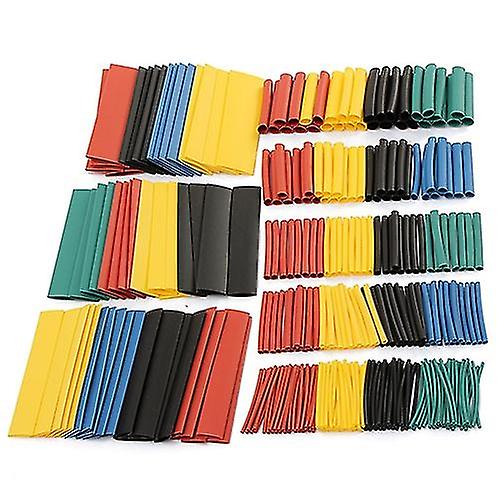 328 Pcs 8 Size Assortment Heat Shrink Tube Tubing Sleeving Wrap Wire Cable Kit