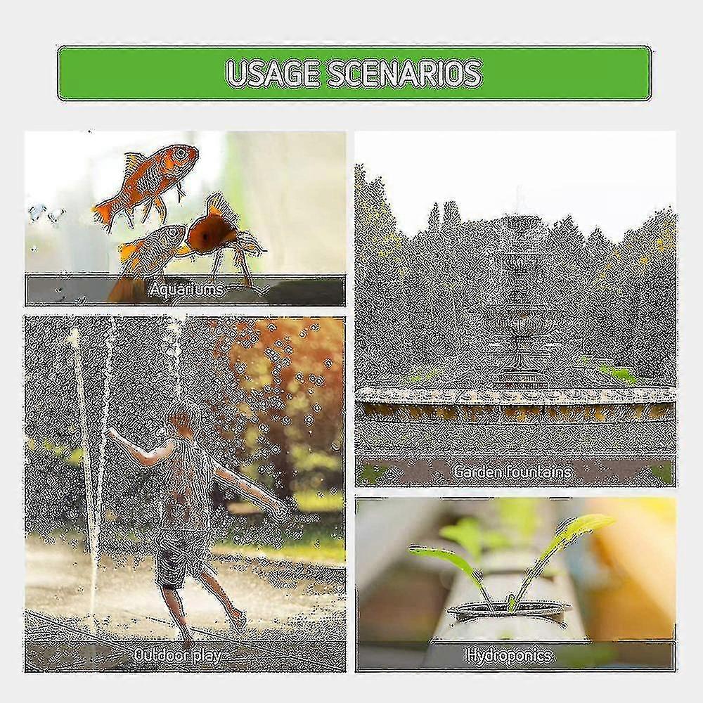 مضخة غاطسة ، مضخة مياه هادئة للغاية مع مضخة نافورة مع سلك طاقة 5 أقدام ، 3 فوهات لخزان الأسماك ، حوض السمك ، التماثيل ، الزراعة المائية