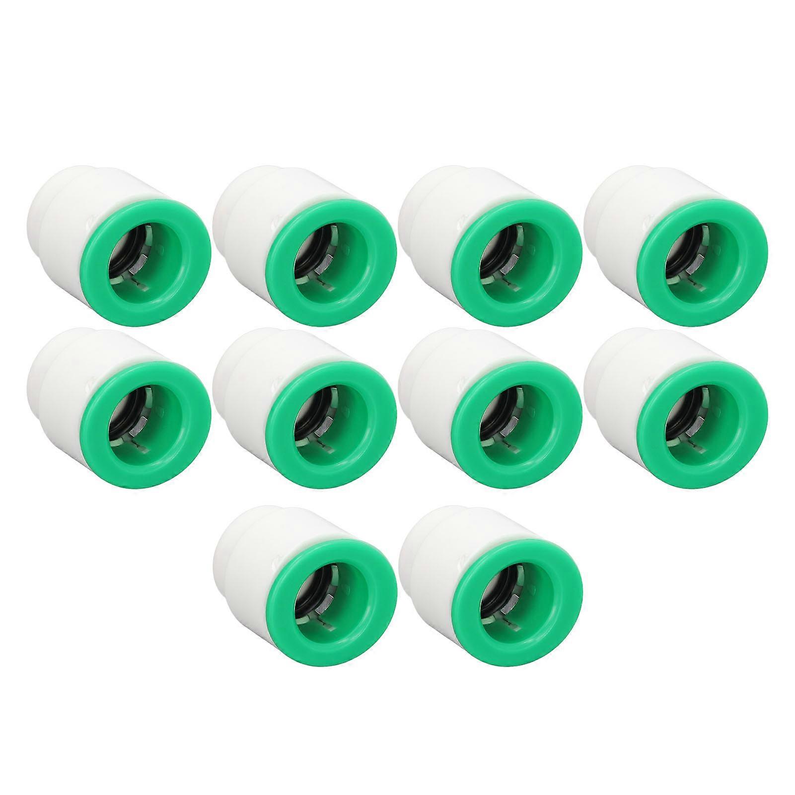 10 Pcs Water Pipe End Plug Removable Corrosion Resistant Ppr Pipe Plug Insert For Irrigation 25mm/1in