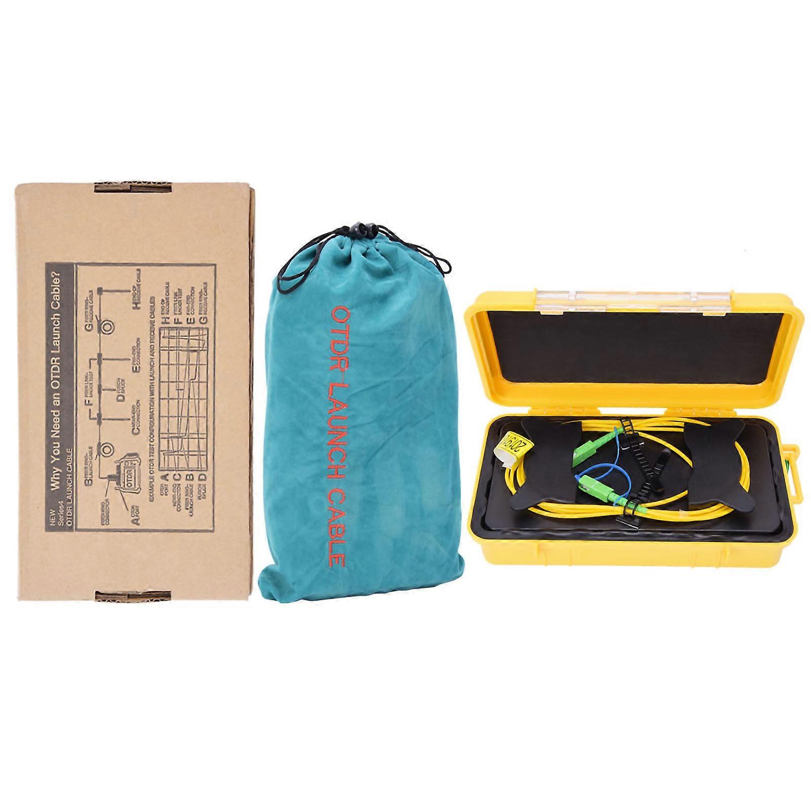Fiber Optic OTDR Launch Cable Box Sc APC-Sc APC OTDR Fiber Ring Single Mode 500M