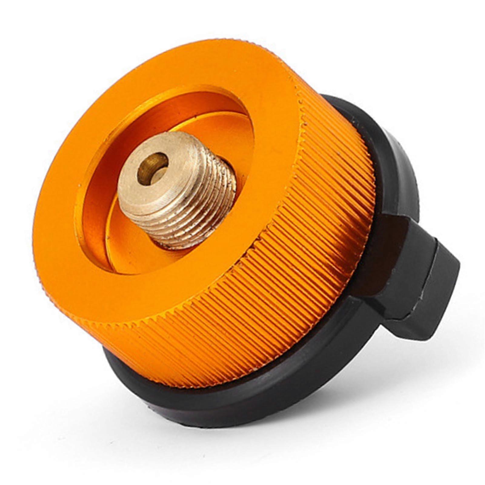 Camping Stove Adapter Gas Converter Replacement Gas Tank Conversion Head with Self Closing Function for Camping Stove Backpacking Picnic