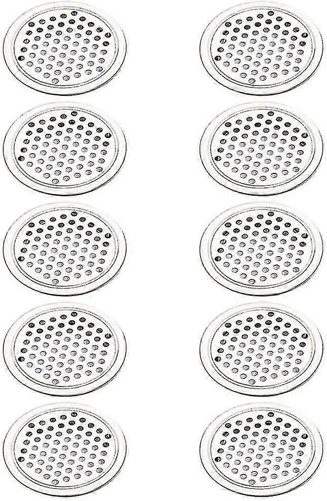 20 stykker rund rustfrit stål luftventilator ventilationsgitter ventilationsdæksel cirkel