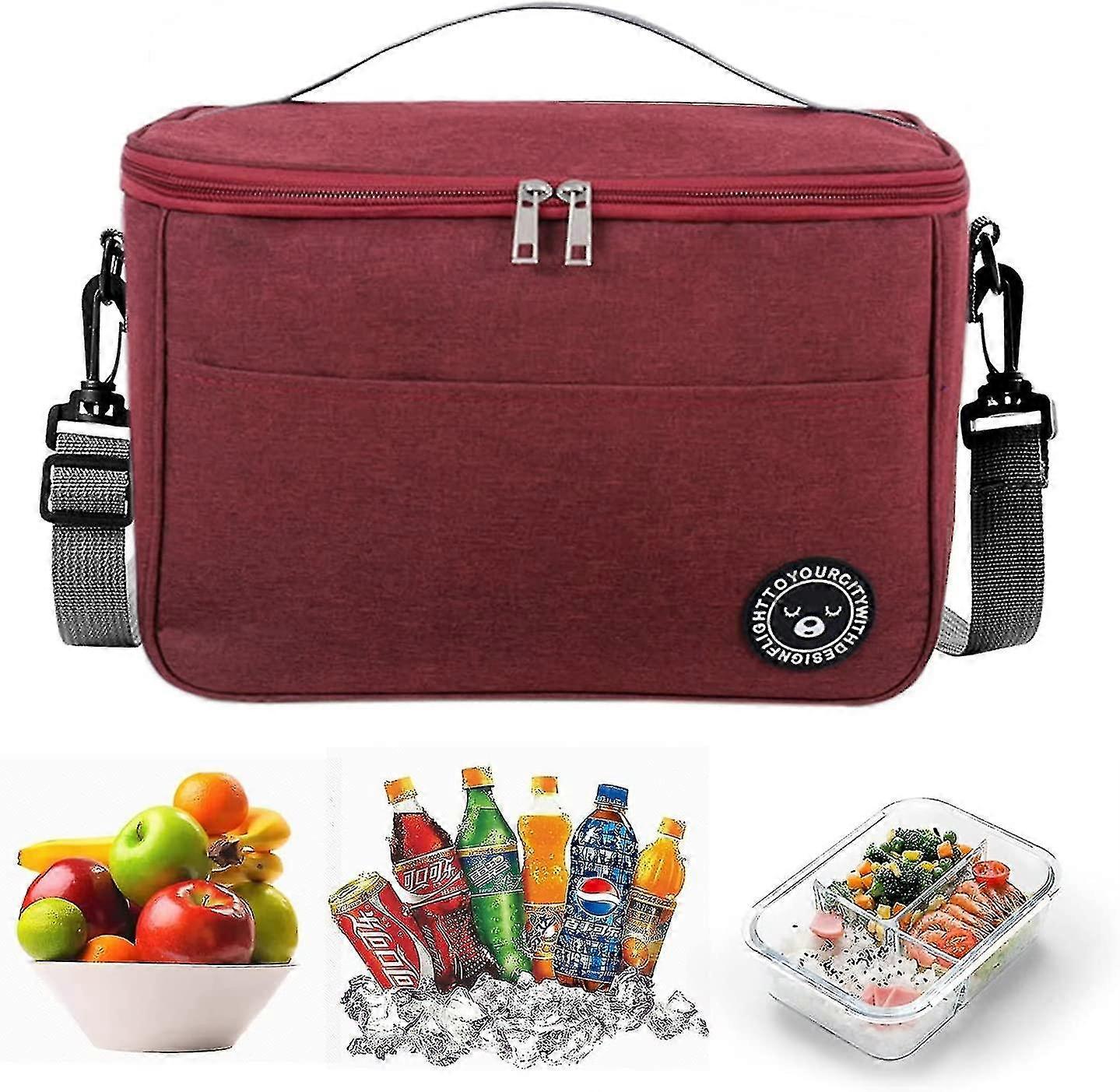 Foldable Cooler Bag, Small Cooler Bag(red)
