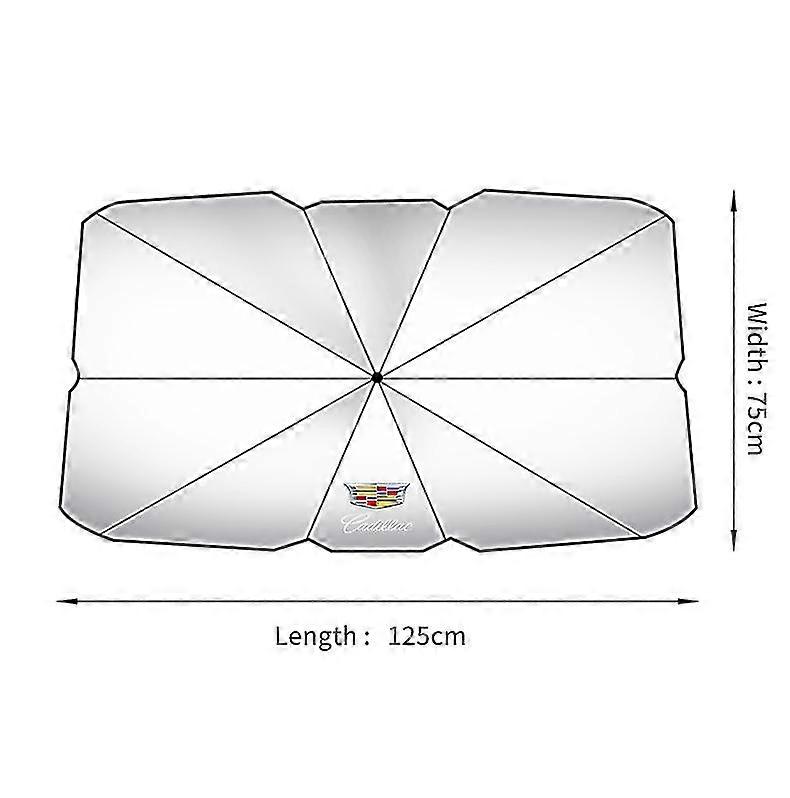 Exquisite Car Front Window Uv Shield Folding Sunshade Car Windscreen Sunshade For Cadillac Escalade Cts Ats Srx Sts Xt5 Xt4 Xt6 Xts Ct4
