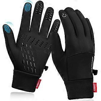 Touchscreen Gloves Non-Slip Cycling Gloves Men Women Windproof Cycling Gloves Winter Thermal Gloves for Driving Cycling Skiing Working Outdoor