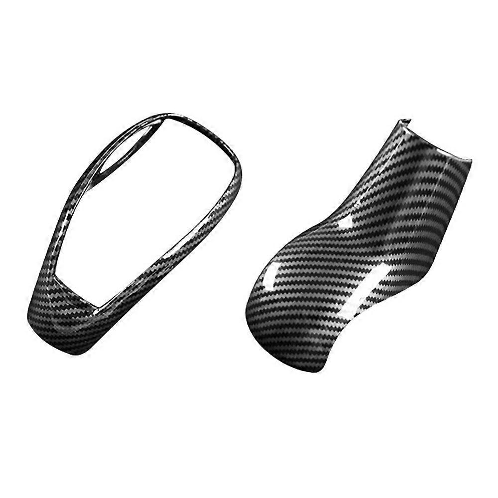 Car Carbon Fiber Gear Shift Knob Cover Sticker Trim for CT5/XT5/CT6/XT6 2020 2021 Shift Knob Cover