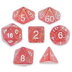 Sert af 7 Polyhedral terninger, Royal bubblegum
