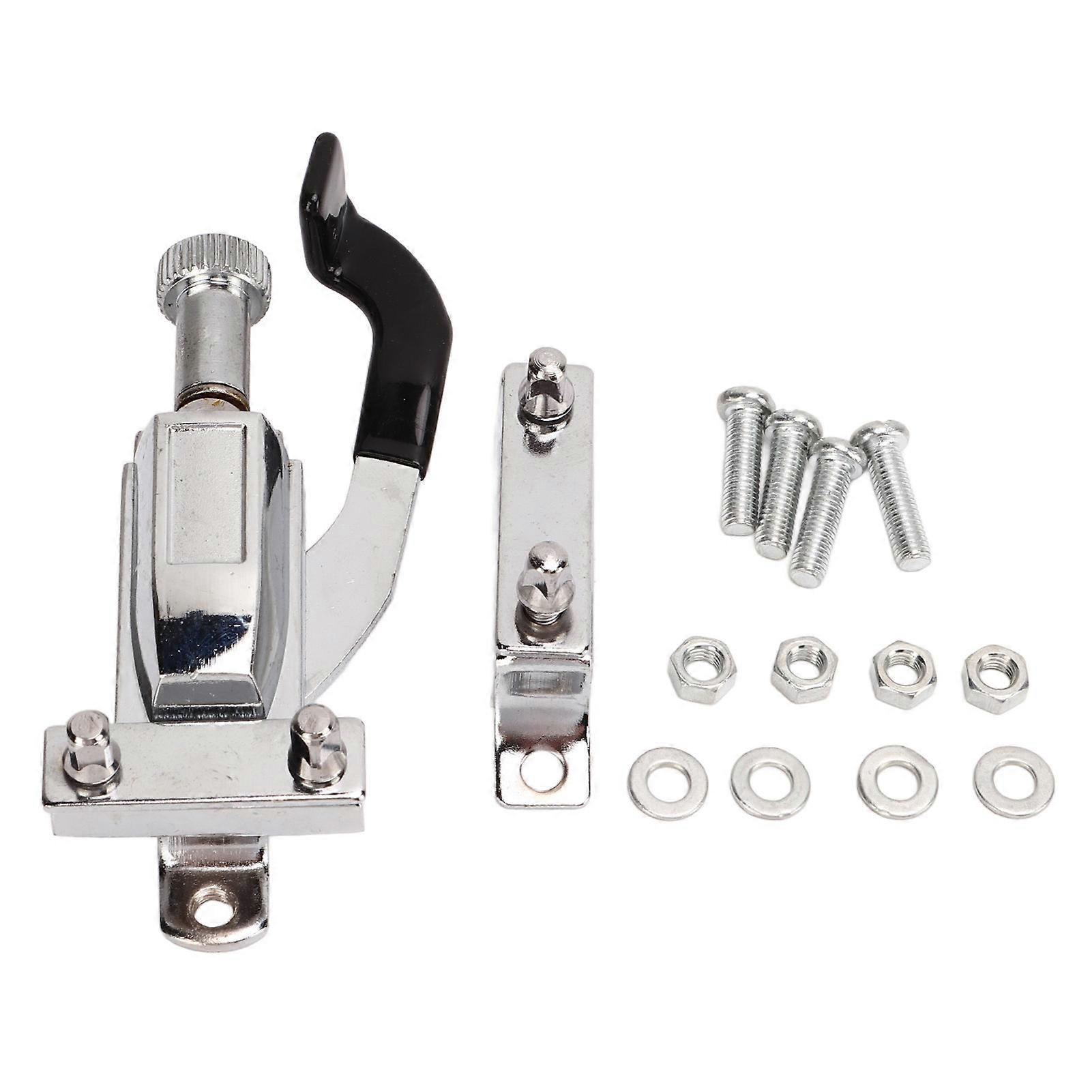 Silver Snare Drum Strainer Slick Exterior Easy Installation Exquisite Craftsmanship Snare Drum Regulator