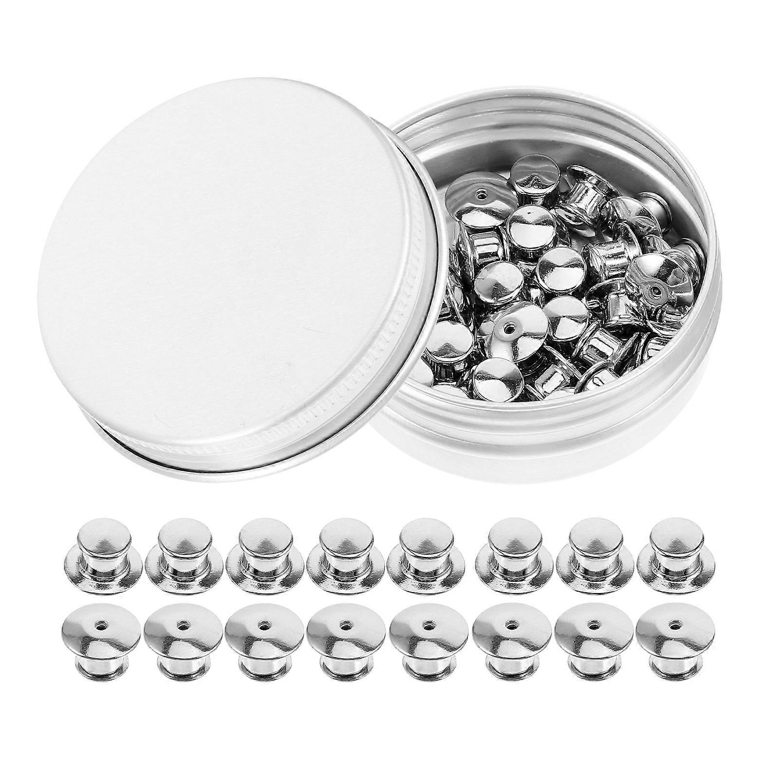 30pcs Locking Pin Back Replacement Back Locking Craft Making Clutch Back