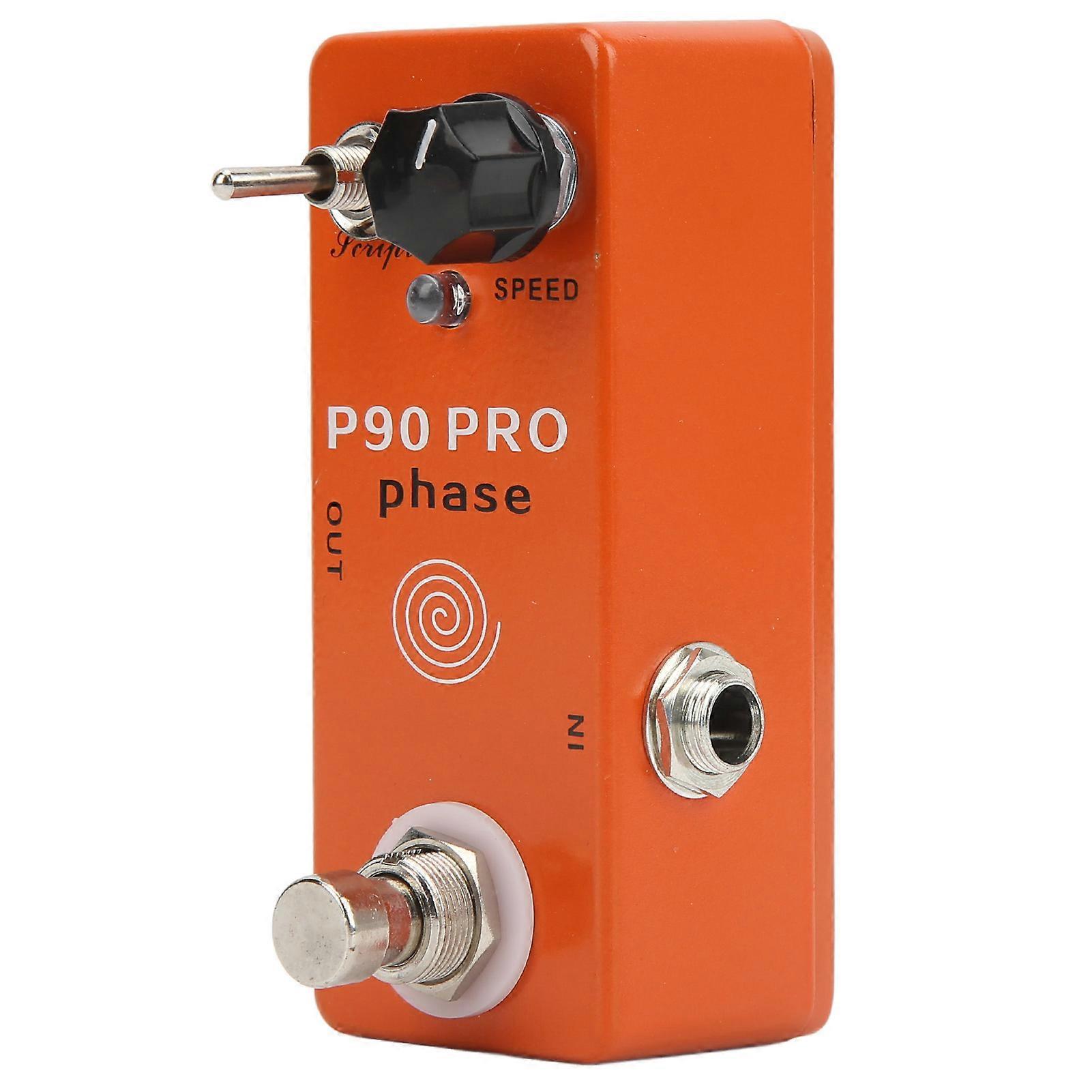 Phase Effect Metal Speed Adjustment Knob E-Gitarre Phaser Pedal mit True Bypass