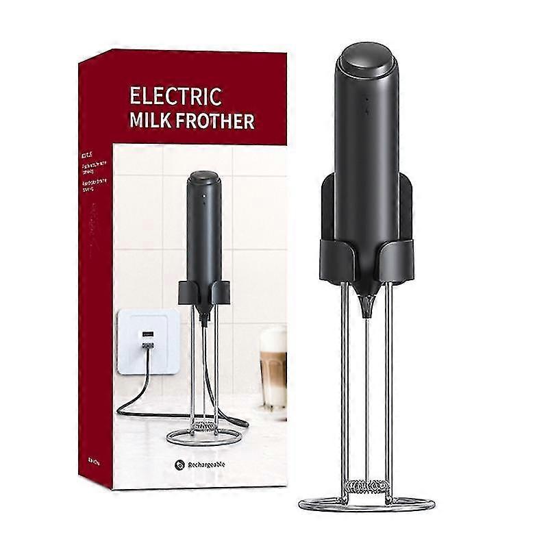 USB Electric Milk Frother Whisk Handheld Foamer Coffee Maker Egg Beater for Cappuccino Stirrer Port