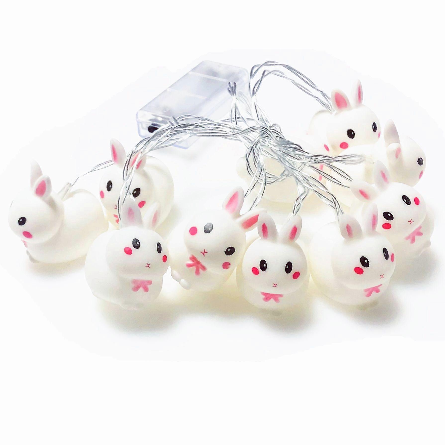 Easter Bunny String Lights, 10 Led Easter Bunny Lights