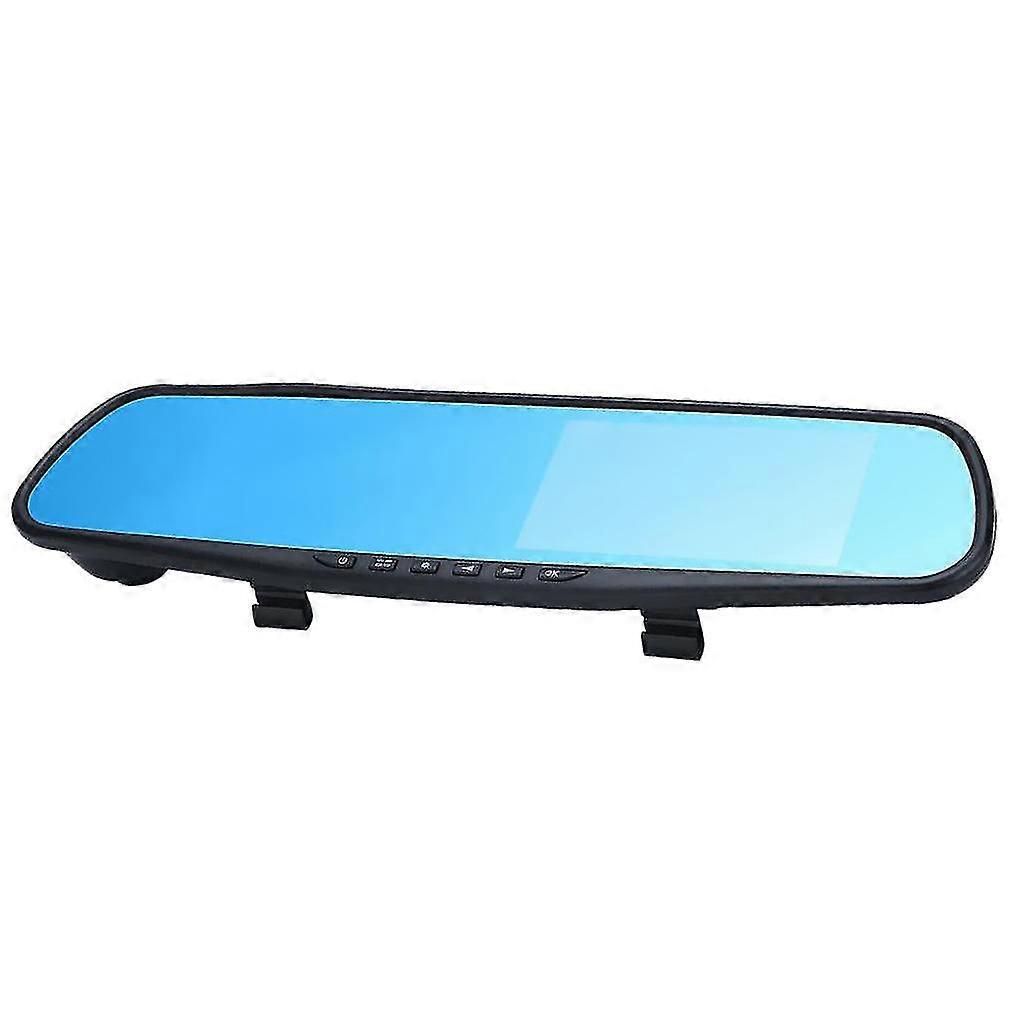 4.3 Inch front rear driving rear-view mirrorr video 1080p