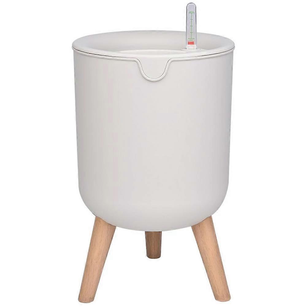 Household Indoor Automatic Self-Watering Flower Pot Floor-Standing Potted Storage Basin with Water