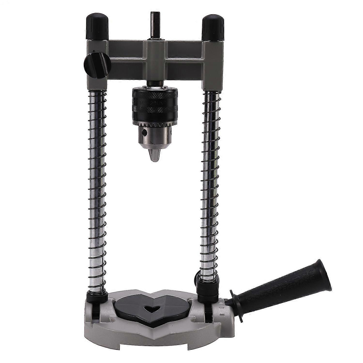 1 Pcs Multifunctional Drill Stand Adjustable 45-90 Angle Drill Guide Attachment, With Chuck Drill