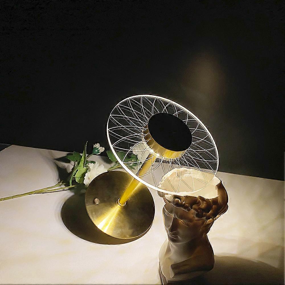 Wireless LED Table Lamp 3 Colors Dimmable Eye Protection Bedside Lamp for Home Office