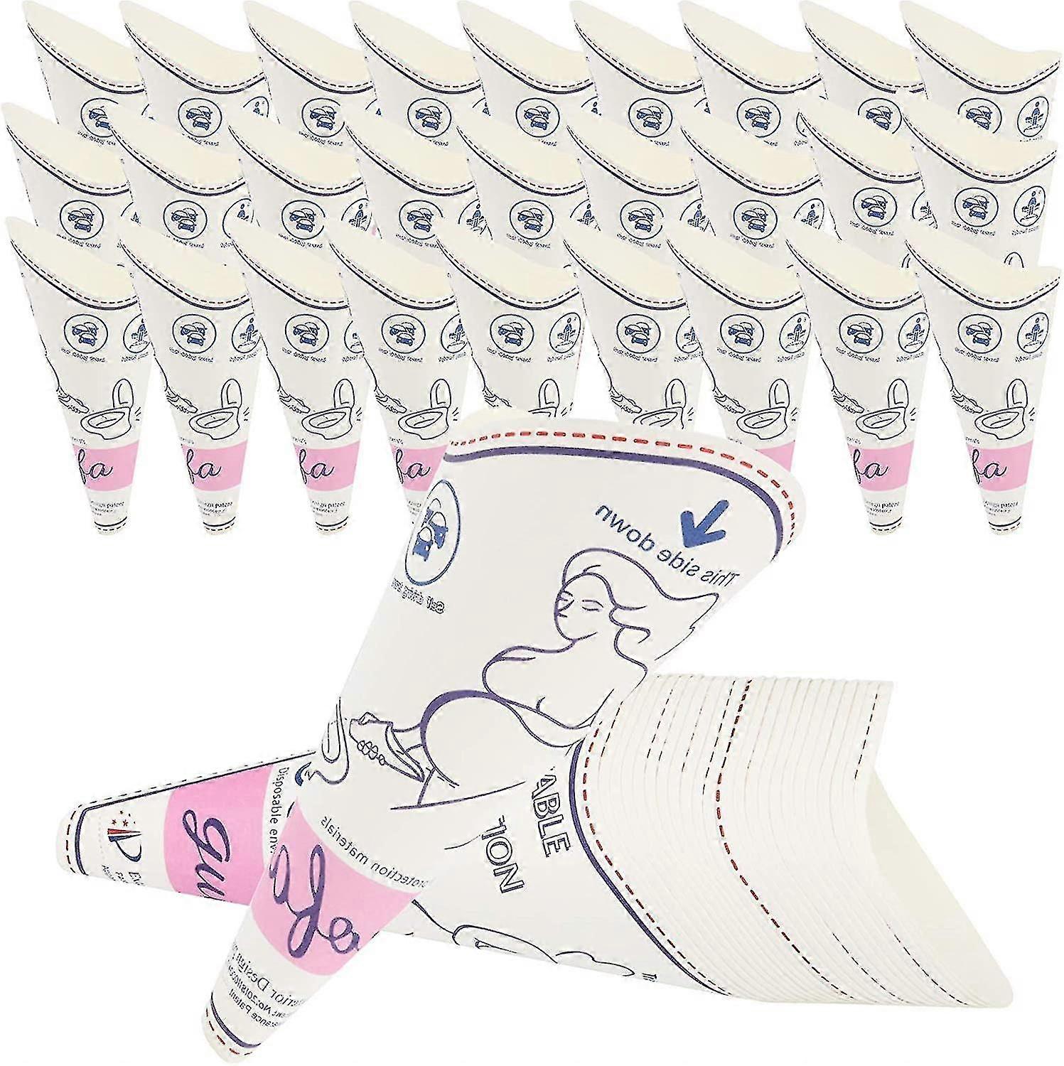 50 Pack Disposable Female Urinal Funnel
