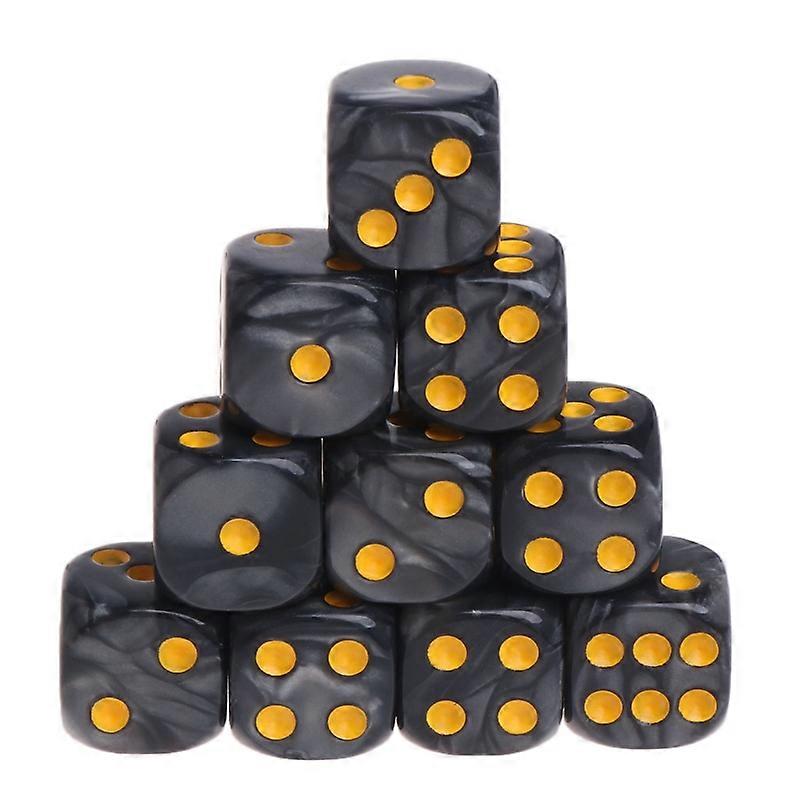 10pcs/Set Acrylic Polyhedral Dice For TRPG Board Game