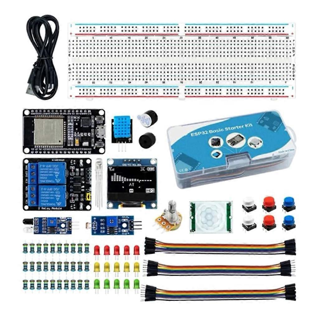 ESP32 ESP-32S WiFi I OT Development Board Basic Starter Kit with Tutorial