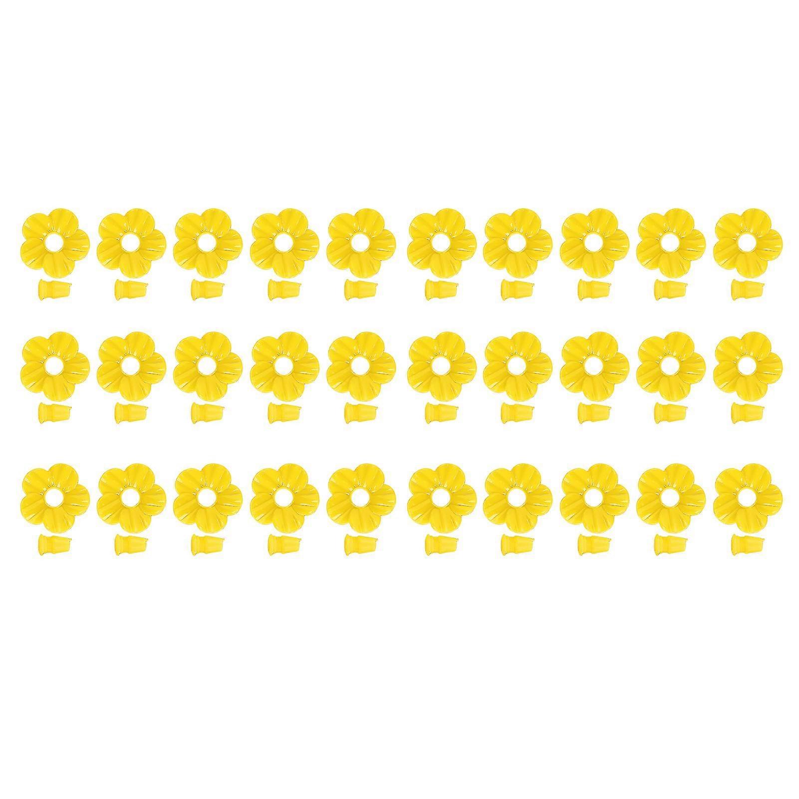 Replaceable Hummingbird Feeder Flowers - Multicolor, 30 Sets