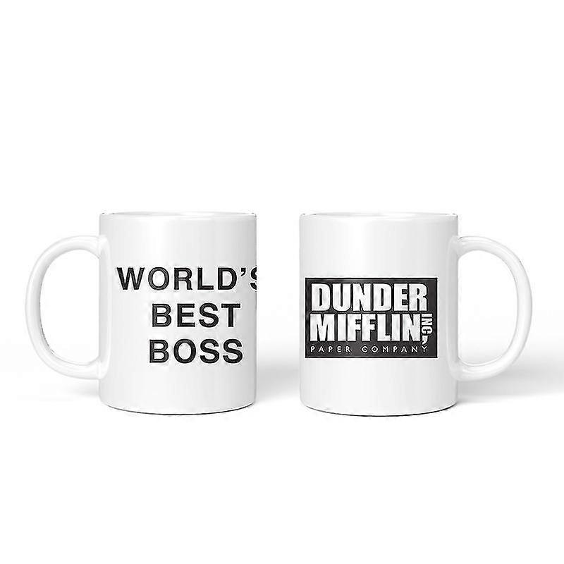 1Pc Mug Funny World's Best Boss Coffee Mug Ceramic Tea/Milk/Cocoa Mug Unique Office Gift