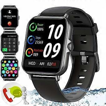 Smart Watch (Answer/Make Calls) For Men Women, 1.7 Inch Smart Watch Fitness Tracker For Android And IOS Phones, With Heart Rate Sleep Tracking