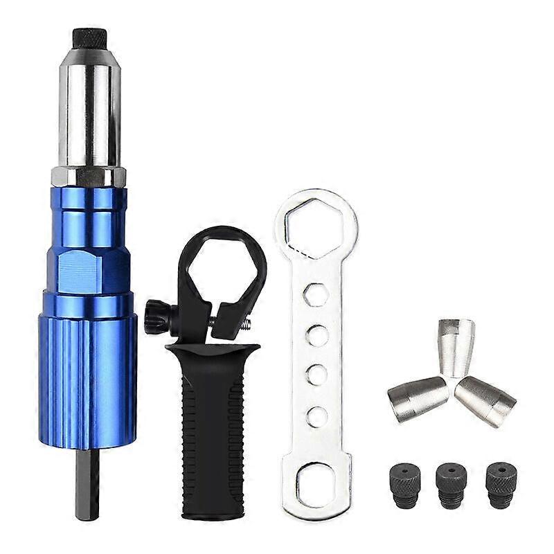 Power Rivet Tool Set Cordless Riveting Tool Set Drill Kit Adapter Pop Insert Insert Nut Adapter Power Machine Accessory