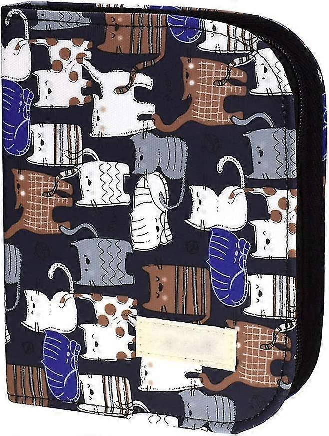 Crochet Needles Case Tool Empty Crochet Hook Bag Storage Pouch Knitting Kit Case