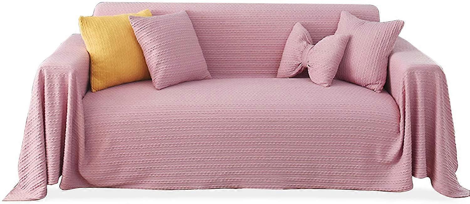 Sofa Throw Pillow Soft Comfortable Sheet Air Conditioning Nap Blanket