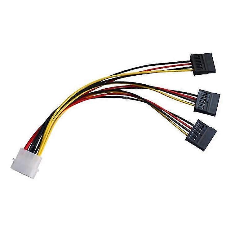 4pin Ide To Sata Power Conversion Line 1 To 3 Hard Disk Extension Y-cable