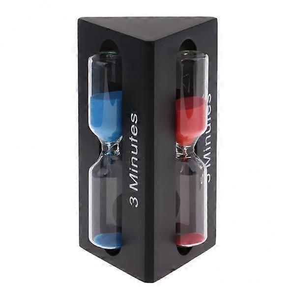 2x3/5/7 Minutes Sand Clock Hourglass Brushing Timer Kitchen Timer black