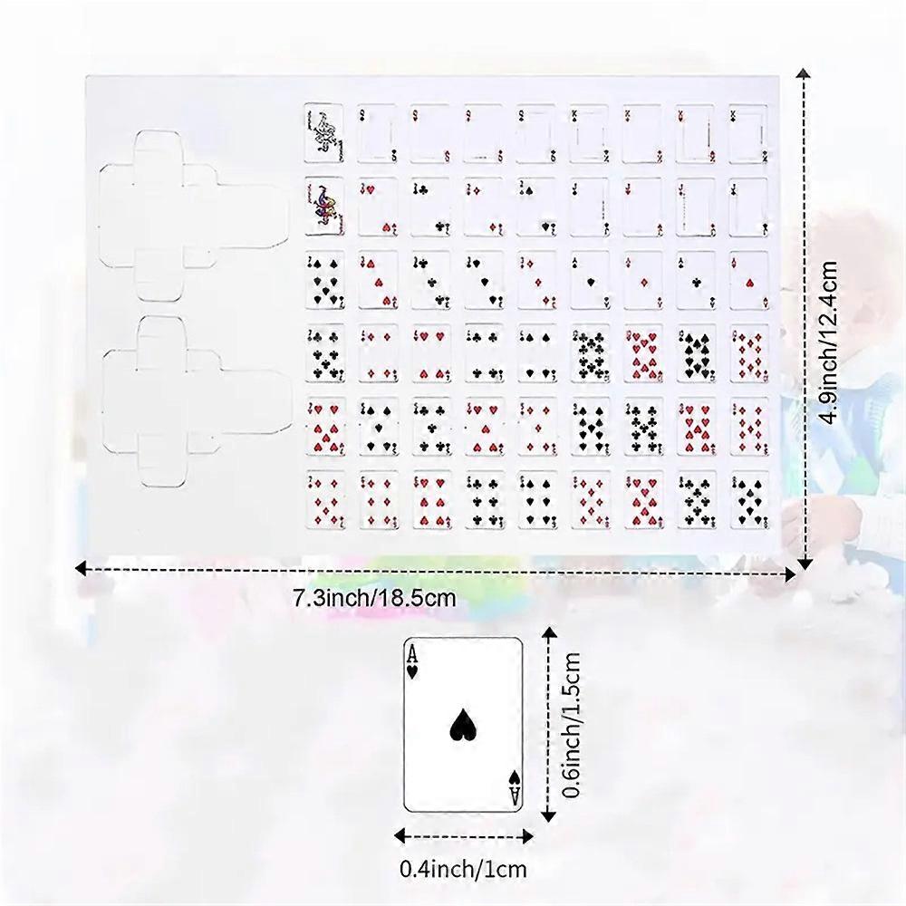 Mini Creative Poker Card Small Puzzle Card Parent-Child Tabletop Game Fun Toy Novelty Trumpet Playing Card