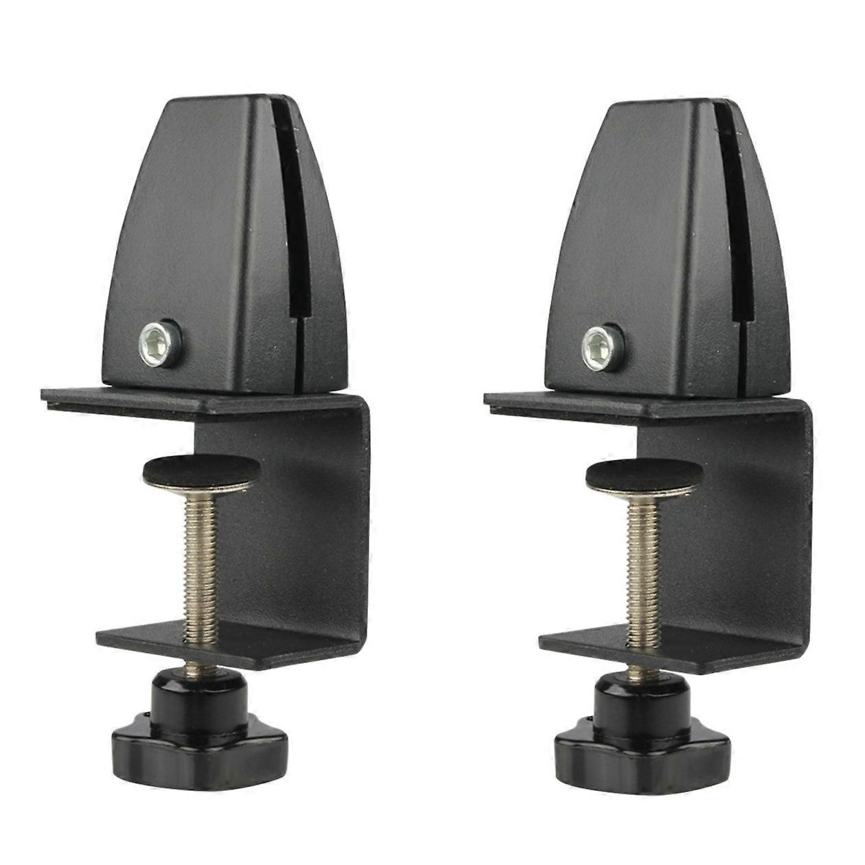2 Pcs Office Desk Divider Clamp Privacy Screen Clip Holder Bracket Screen Baffle Clamp Partition fo