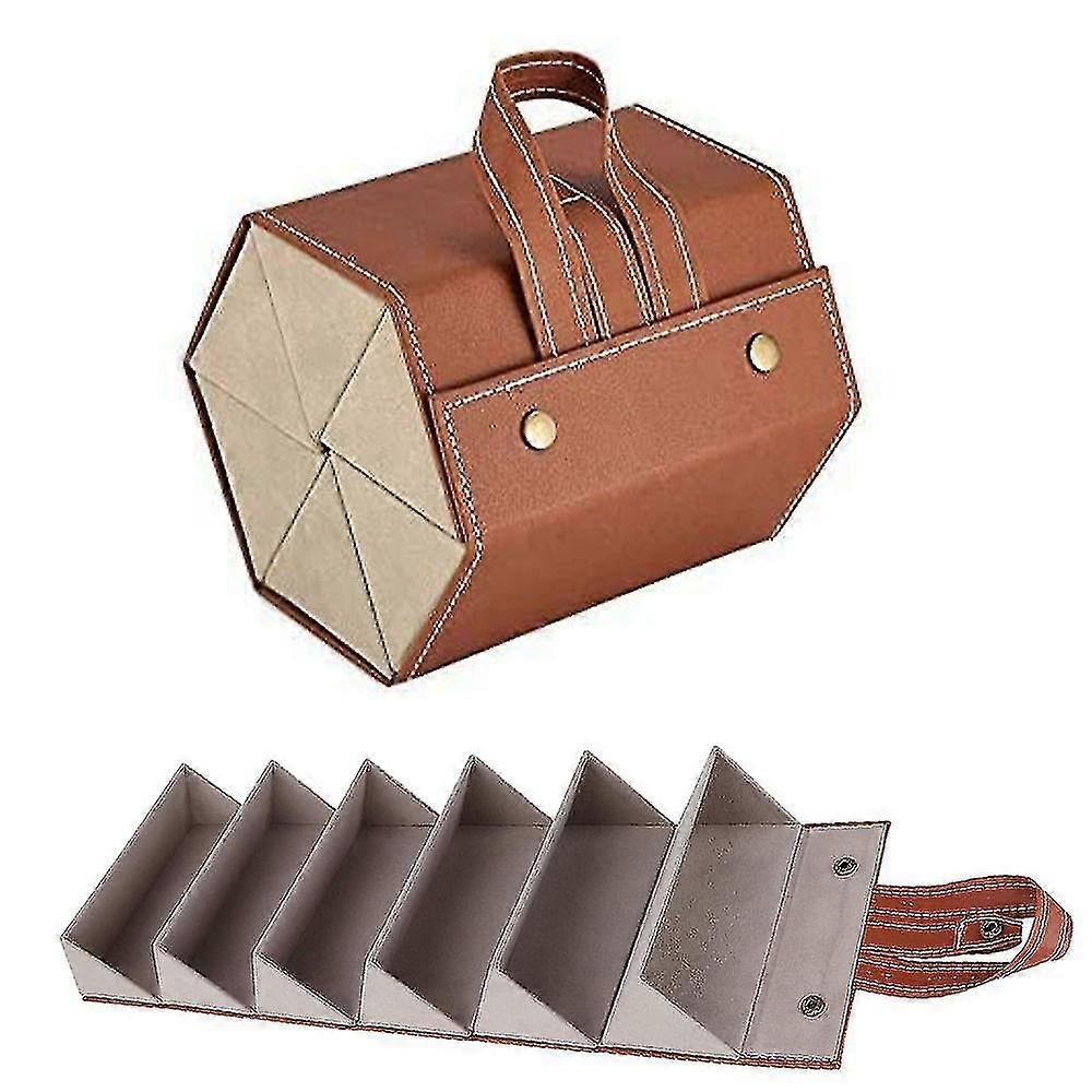 MIMIGO Sunglasses Organizer 5/6 Slots Travel Glasses Case Multiple Pairs Eyeglasses Storage Box Hanging Eyewear Holder