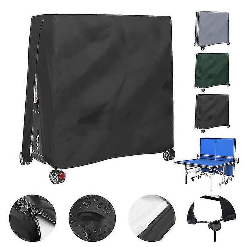 Outdoor Waterproof And Dustproof Table Tennis Table Cover Table Tennis Table Cover 165x70x185cm