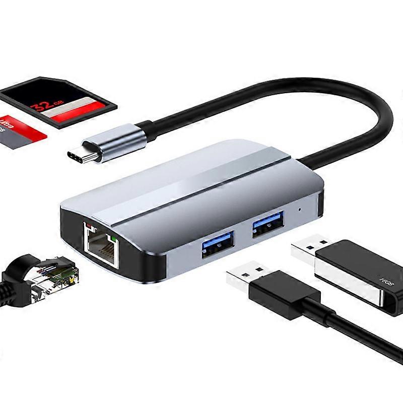 BYL-2112 5 in 1 USB-C / Type-C to USB HUB Adapter