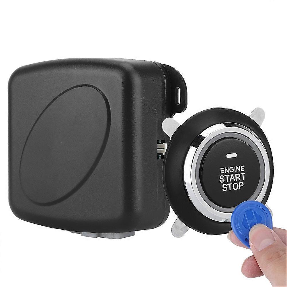 Auto Car Alarm Engine Push Button Start Stop RFID Lock Ignition Switch Anti Theft System