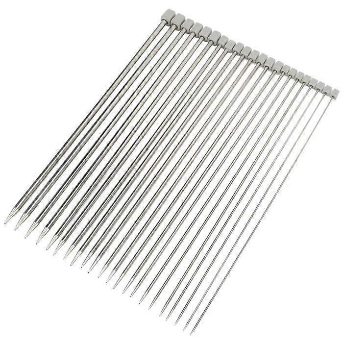 Stainless Steel Knitting Needle Single Pointed Knitting Needles Kit 11 Pairs Multiple Sizes Kit