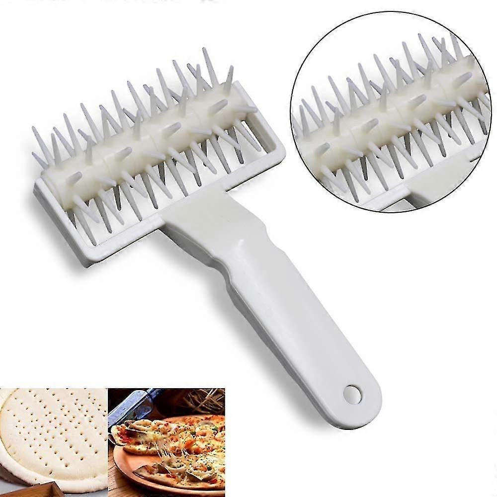 Pastry Pizza Dough Needle Wheels Roller Bread Hole Punch Baking Diy Tool