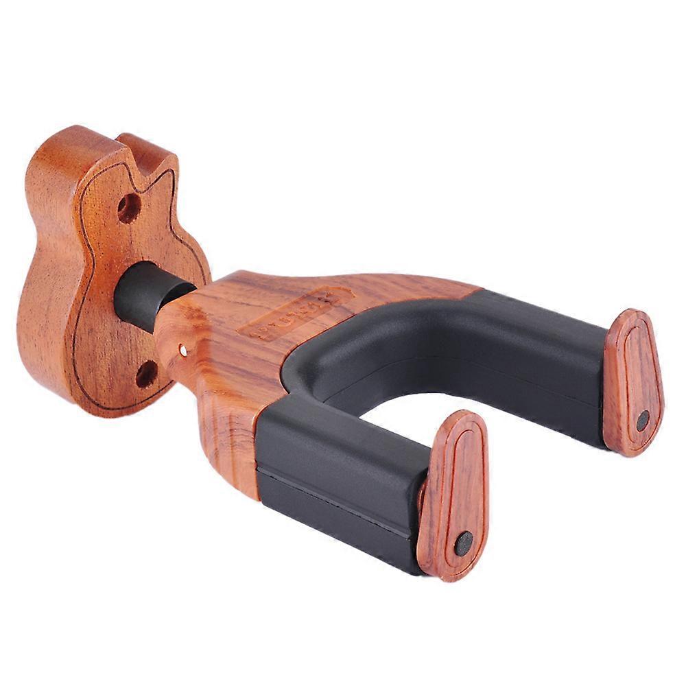 Guitar Wall Hanger, Self Locking Guitar Wall Hanger, Hardwood Base Guitar Hanger, Guitar Hook, Acoustic, Classical, Electric