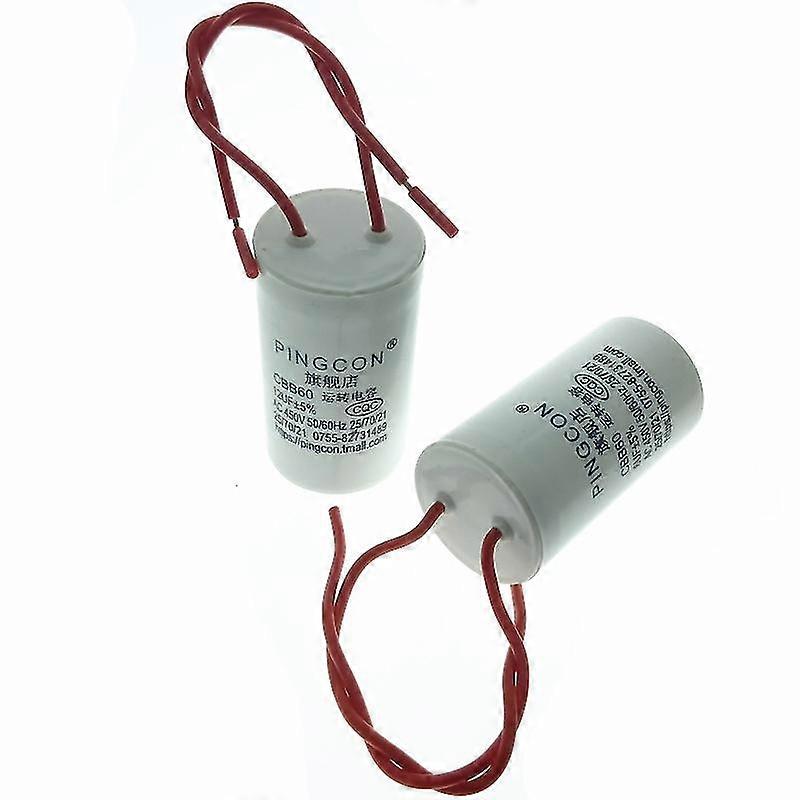 450v Cbb60 موتور تشغيل المكثفات لغسالة مضخة مياه مكثف 10uf 2PCS