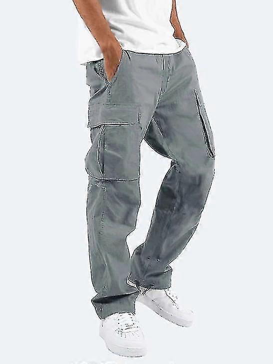 Men'S Multi-Pocket Pants Cargo Pants Summer